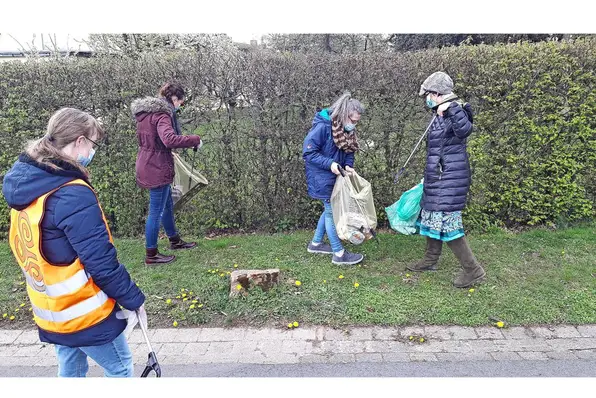 So sorgen Triskele-Mitarbeiter für eine saubere Gemeinde