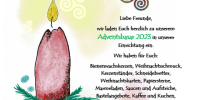 Adventsbasar am 18. November 2023